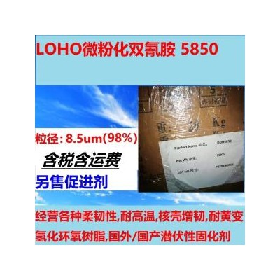 LOHO微粉化双氰胺 单组分固化剂DDH 5850 高潜伏性环氧树脂固化剂